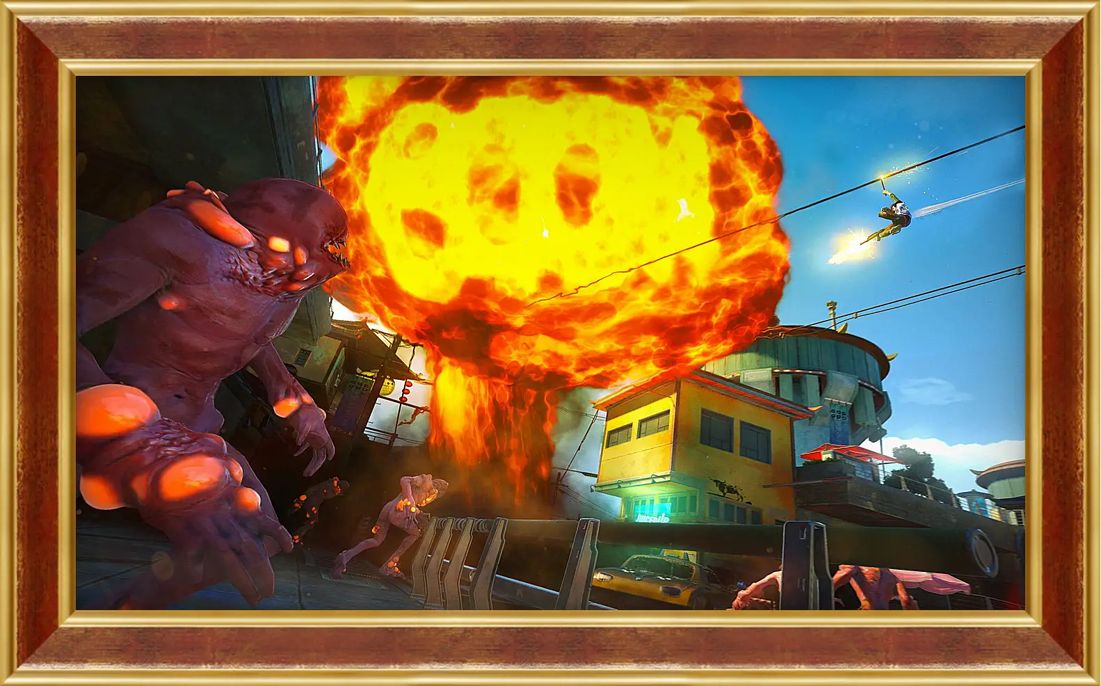 Картина в раме - Sunset Overdrive
