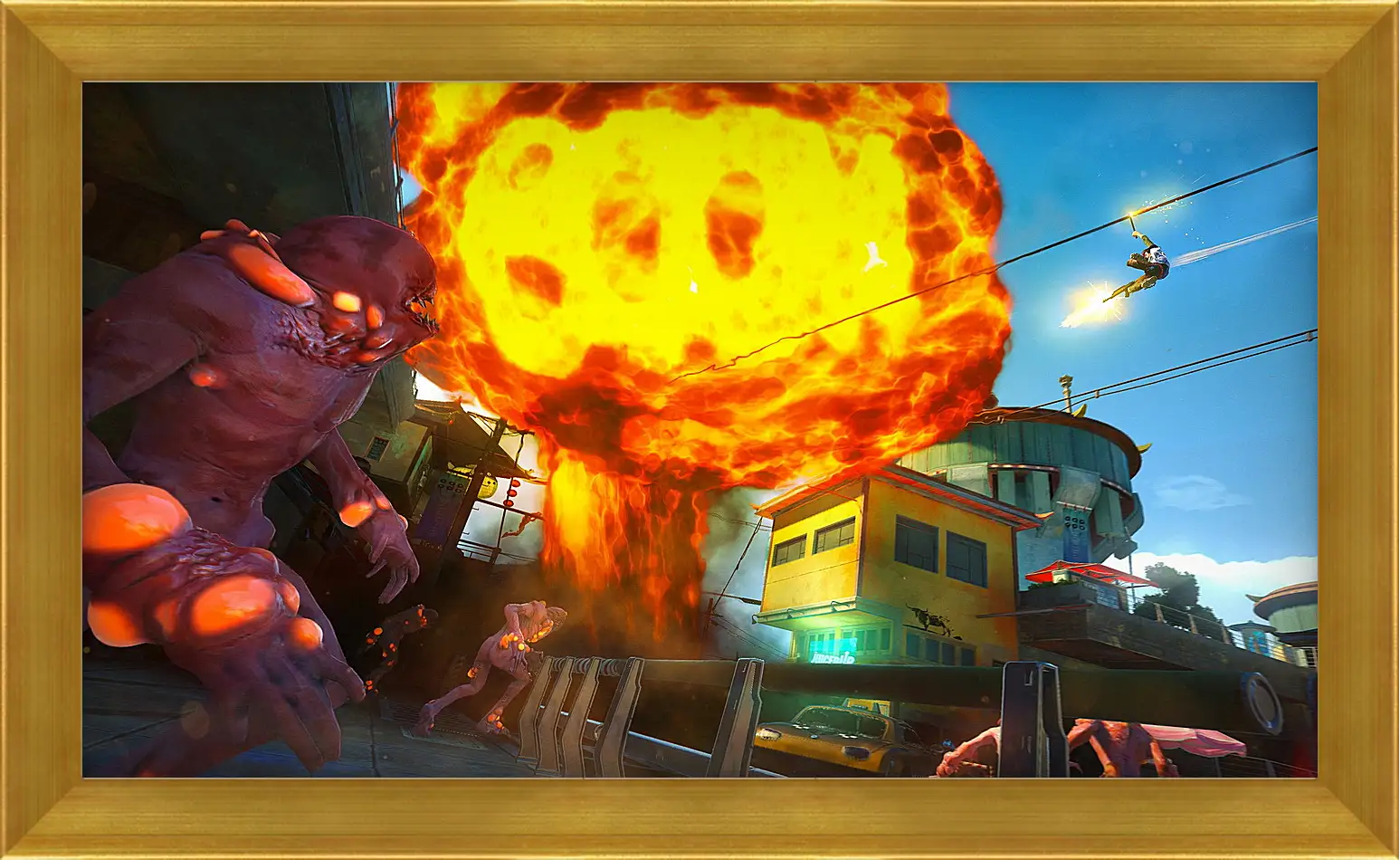 Картина в раме - Sunset Overdrive
