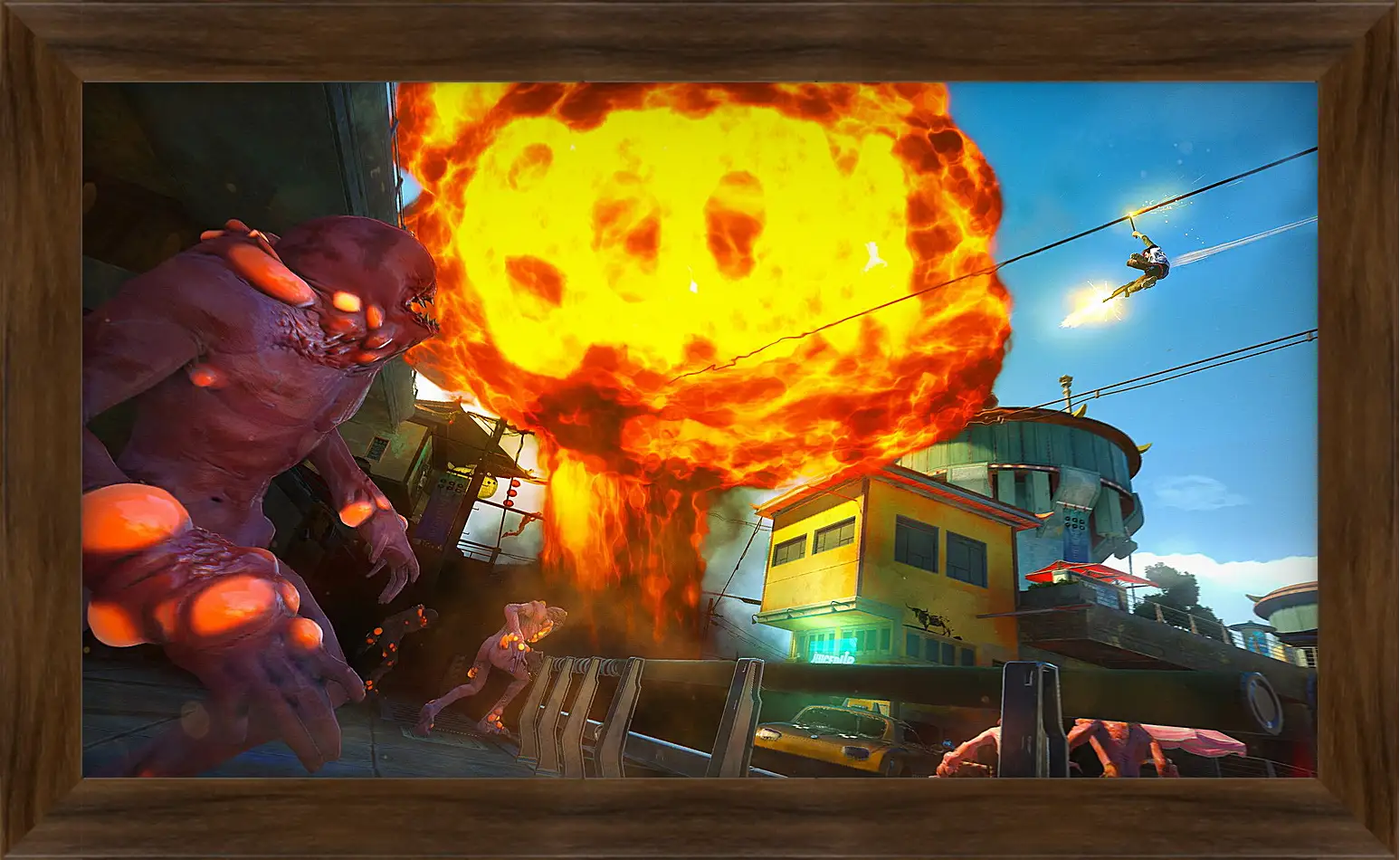 Картина в раме - Sunset Overdrive
