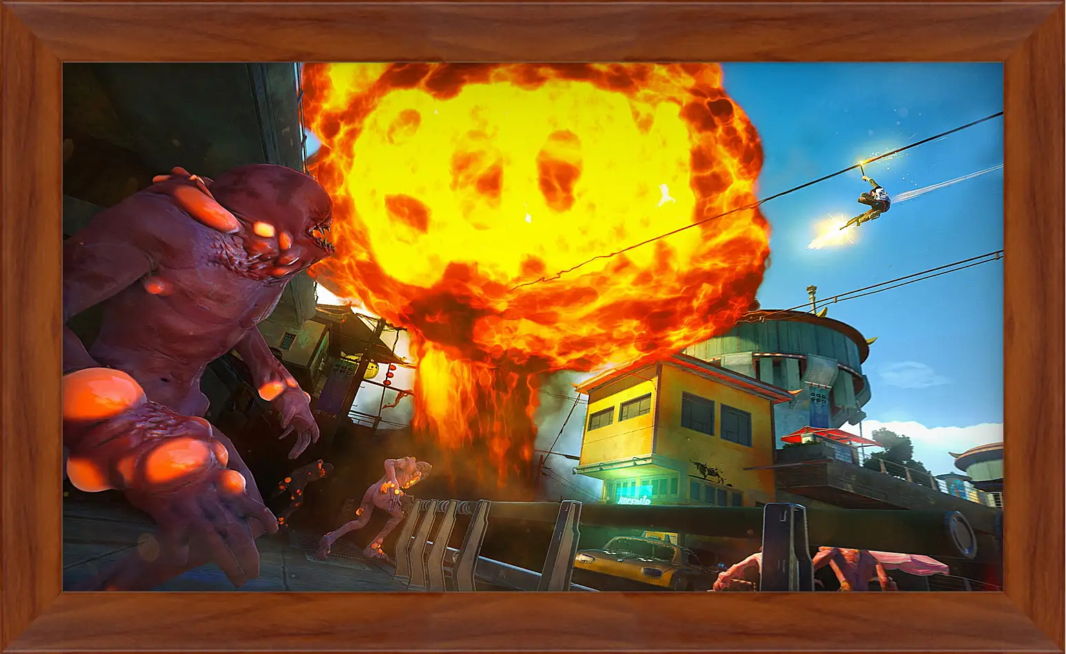 Картина в раме - Sunset Overdrive
