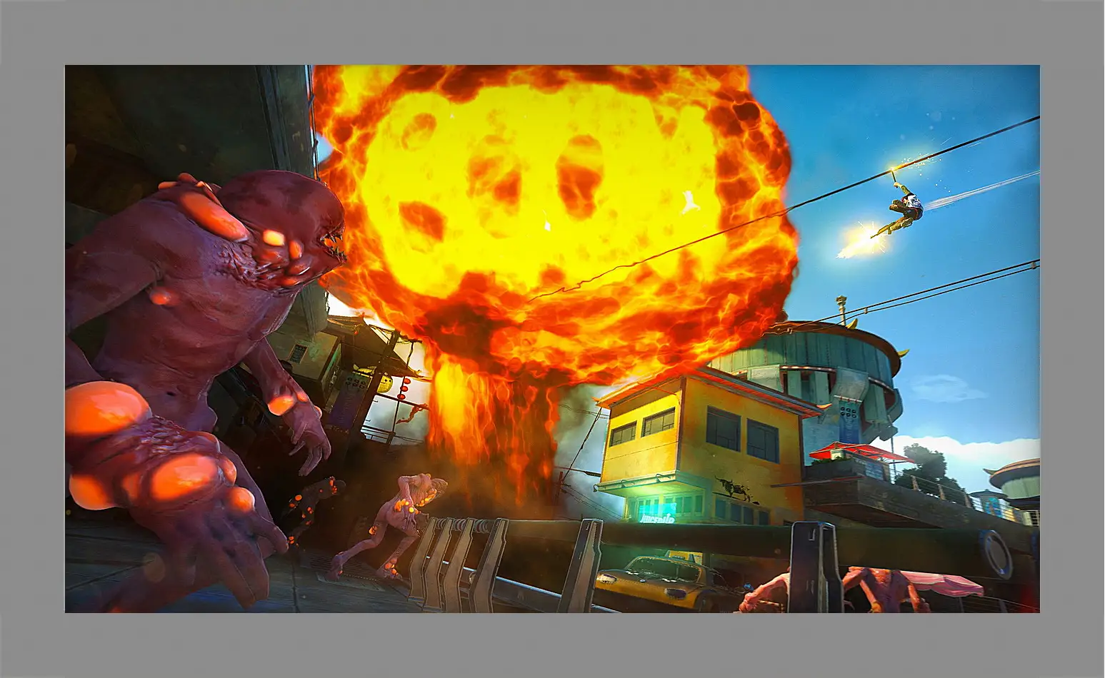 Картина в раме - Sunset Overdrive
