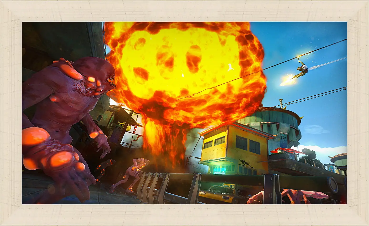 Картина в раме - Sunset Overdrive
