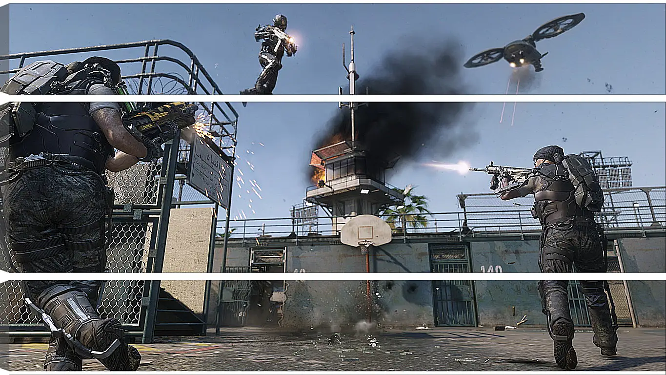 Модульная картина - Call Of Duty: Advanced Warfare