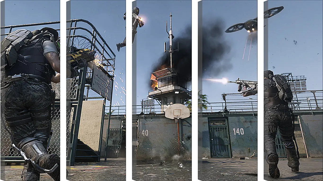 Модульная картина - Call Of Duty: Advanced Warfare