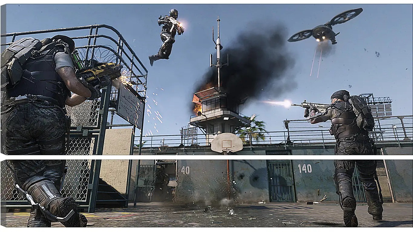 Модульная картина - Call Of Duty: Advanced Warfare