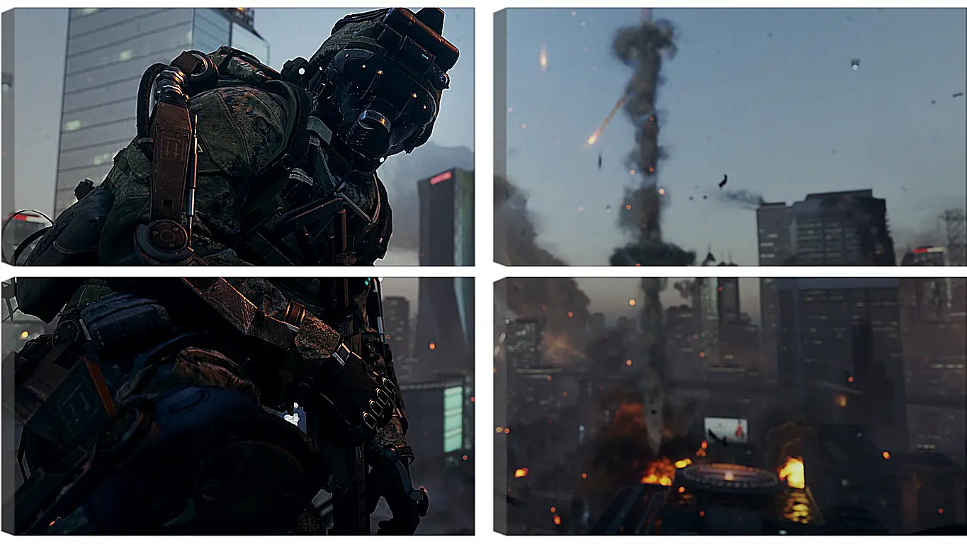 Модульная картина - Call Of Duty: Advanced Warfare