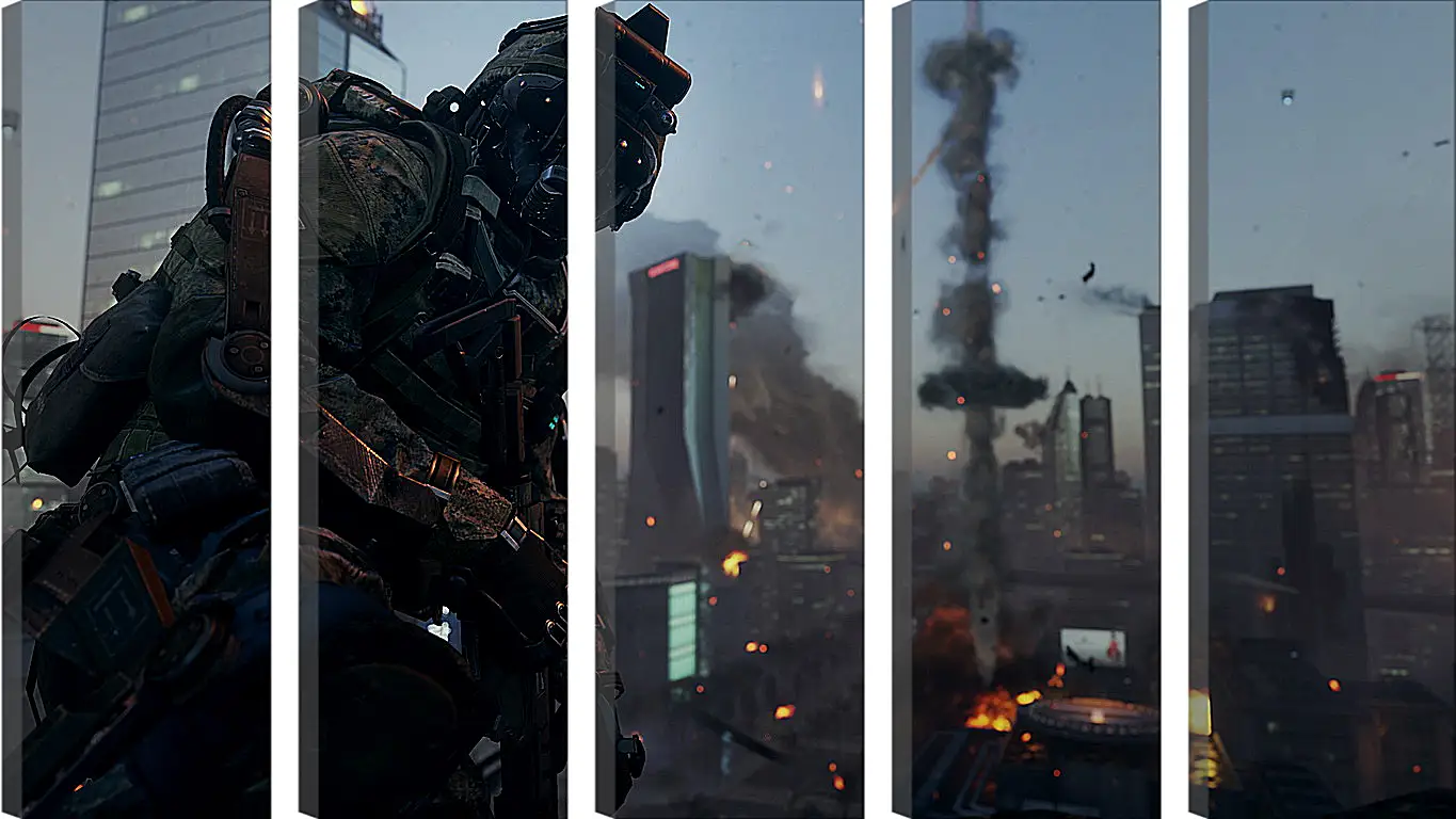 Модульная картина - Call Of Duty: Advanced Warfare