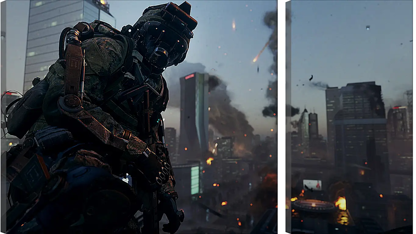 Модульная картина - Call Of Duty: Advanced Warfare