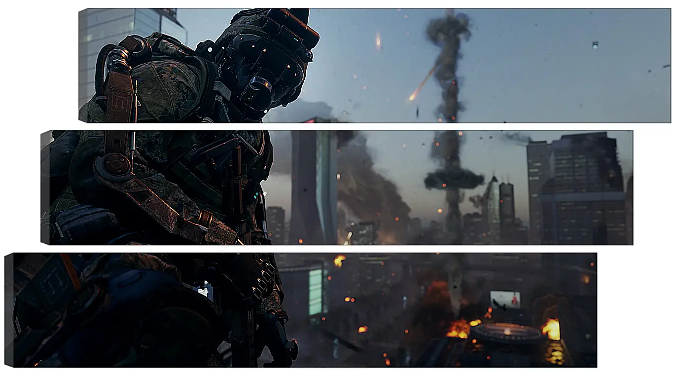 Модульная картина - Call Of Duty: Advanced Warfare