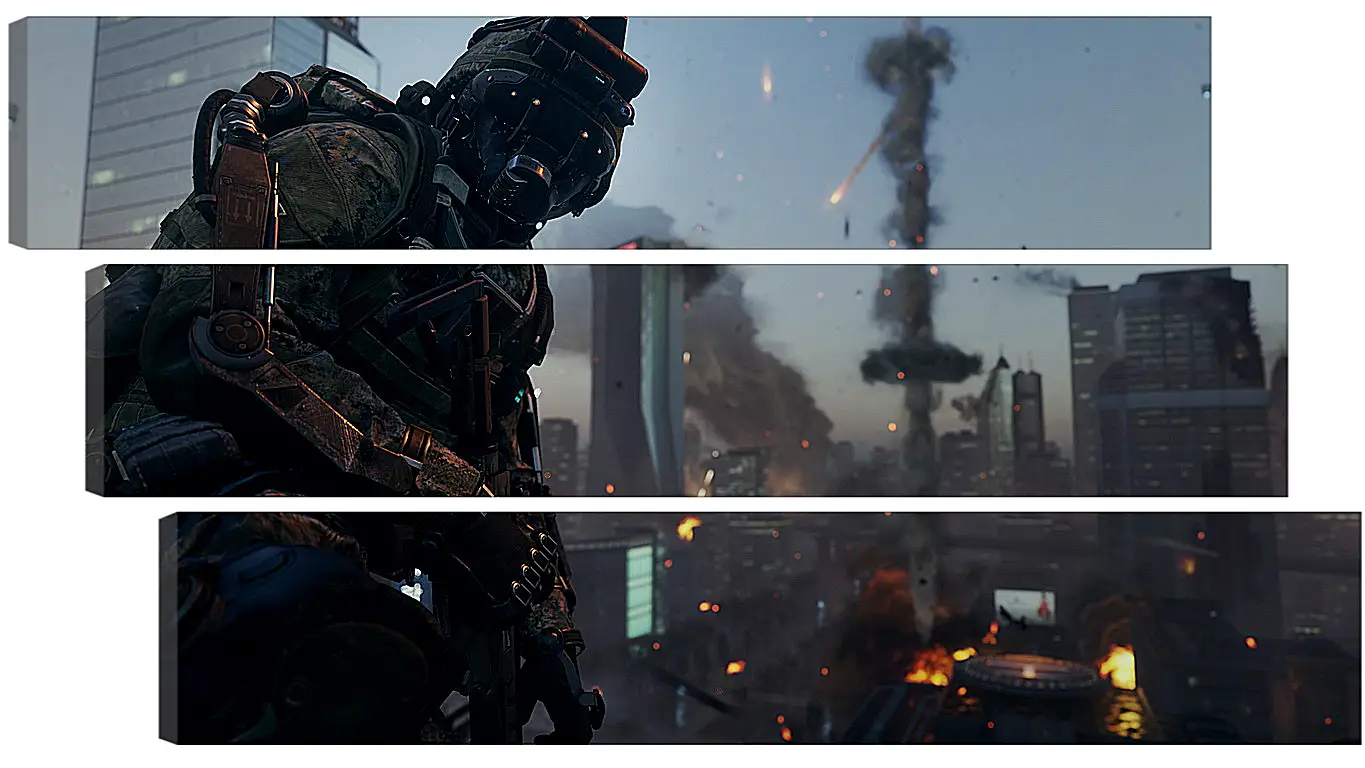 Модульная картина - Call Of Duty: Advanced Warfare