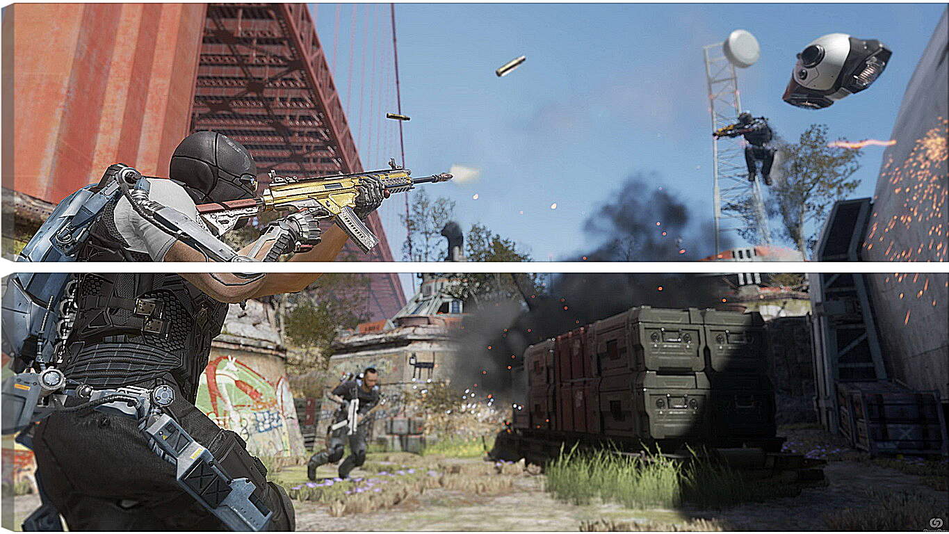 Модульная картина - Call Of Duty: Advanced Warfare