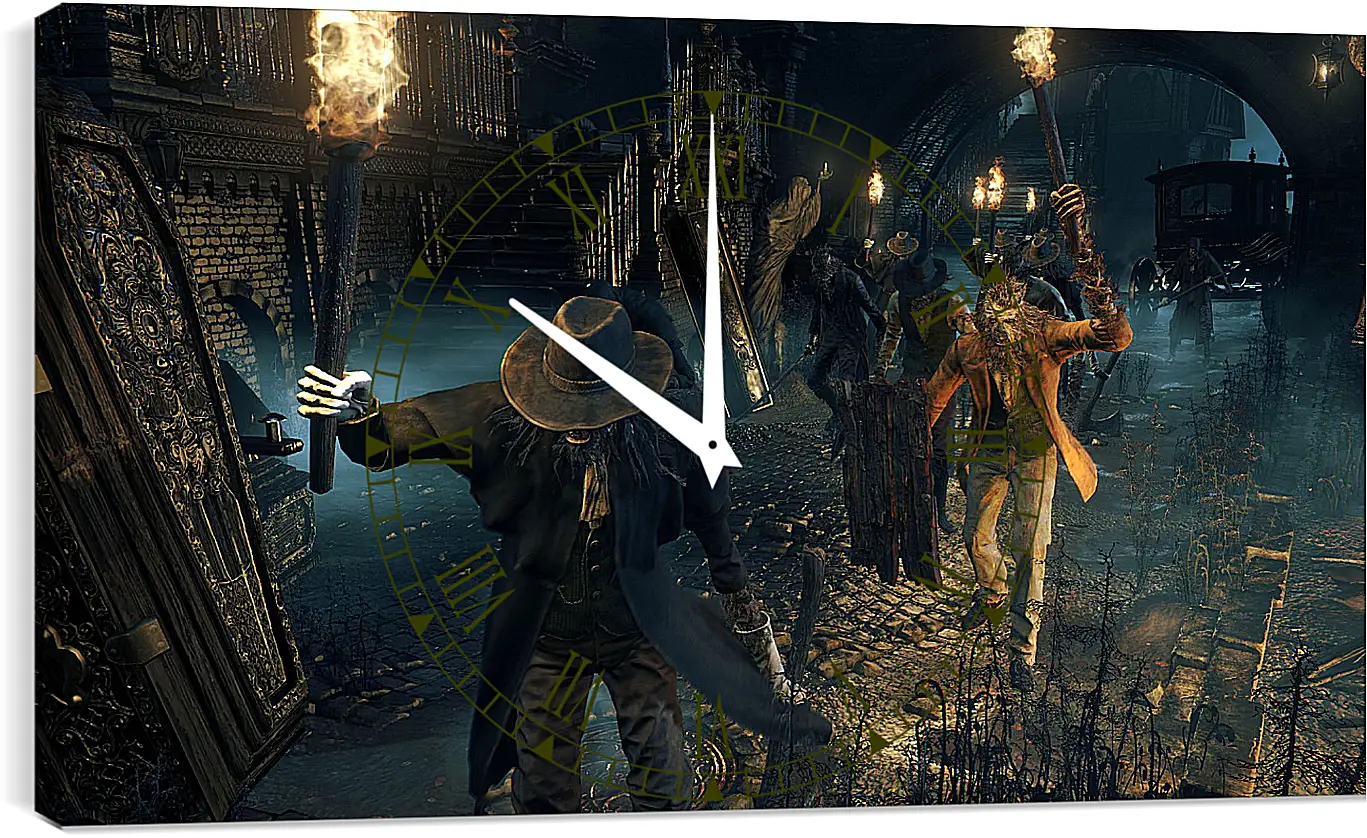 Часы картина - Bloodborne
