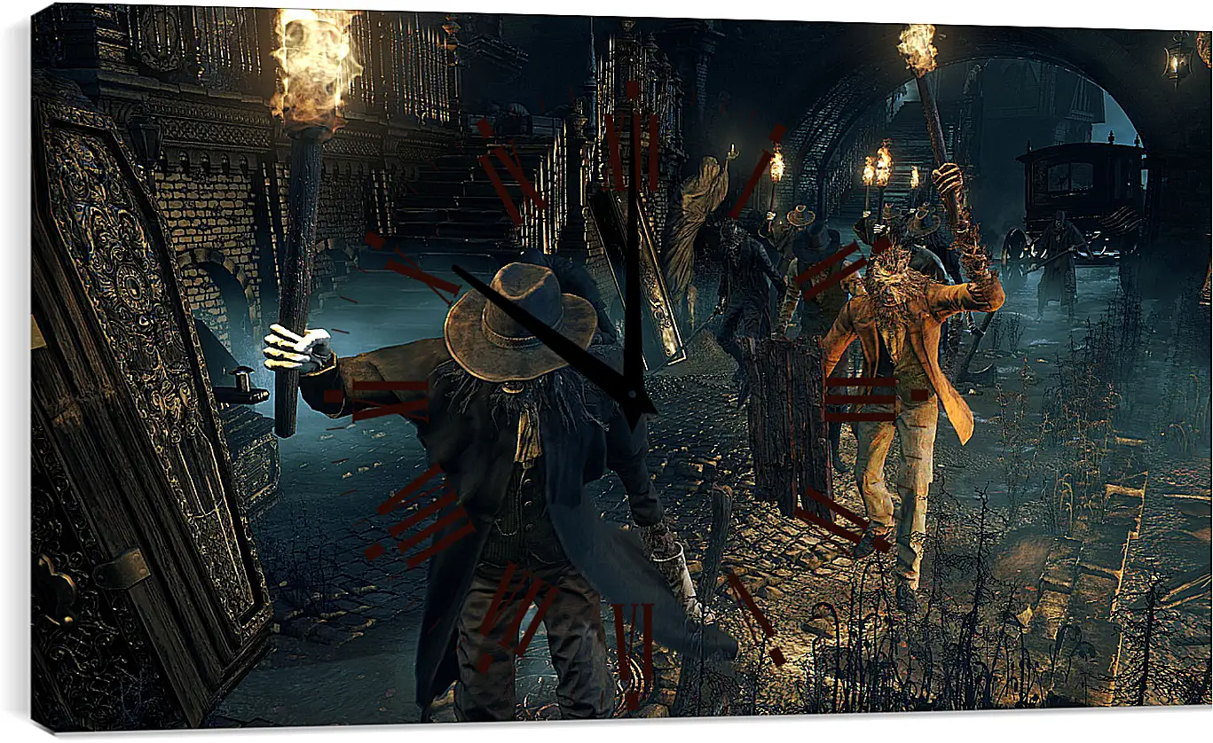 Часы картина - Bloodborne
