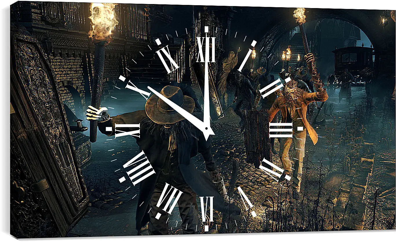 Часы картина - Bloodborne
