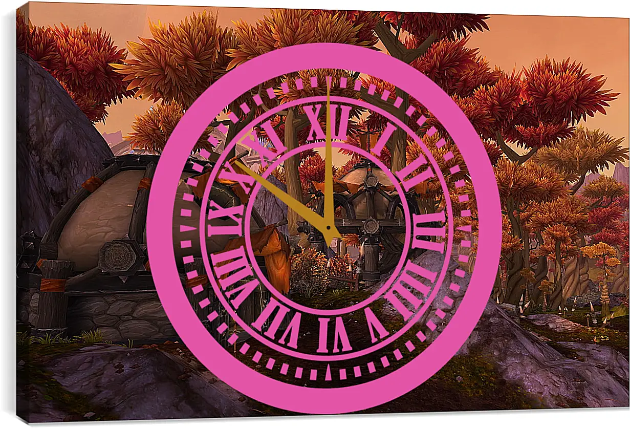 Часы картина - World Of Warcraft: Warlords Of Draenor
