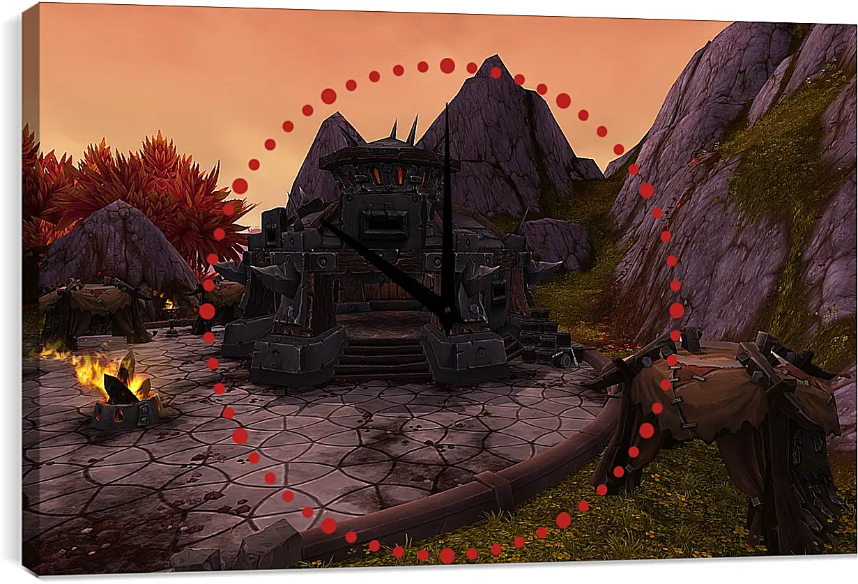 Часы картина - World Of Warcraft: Warlords Of Draenor