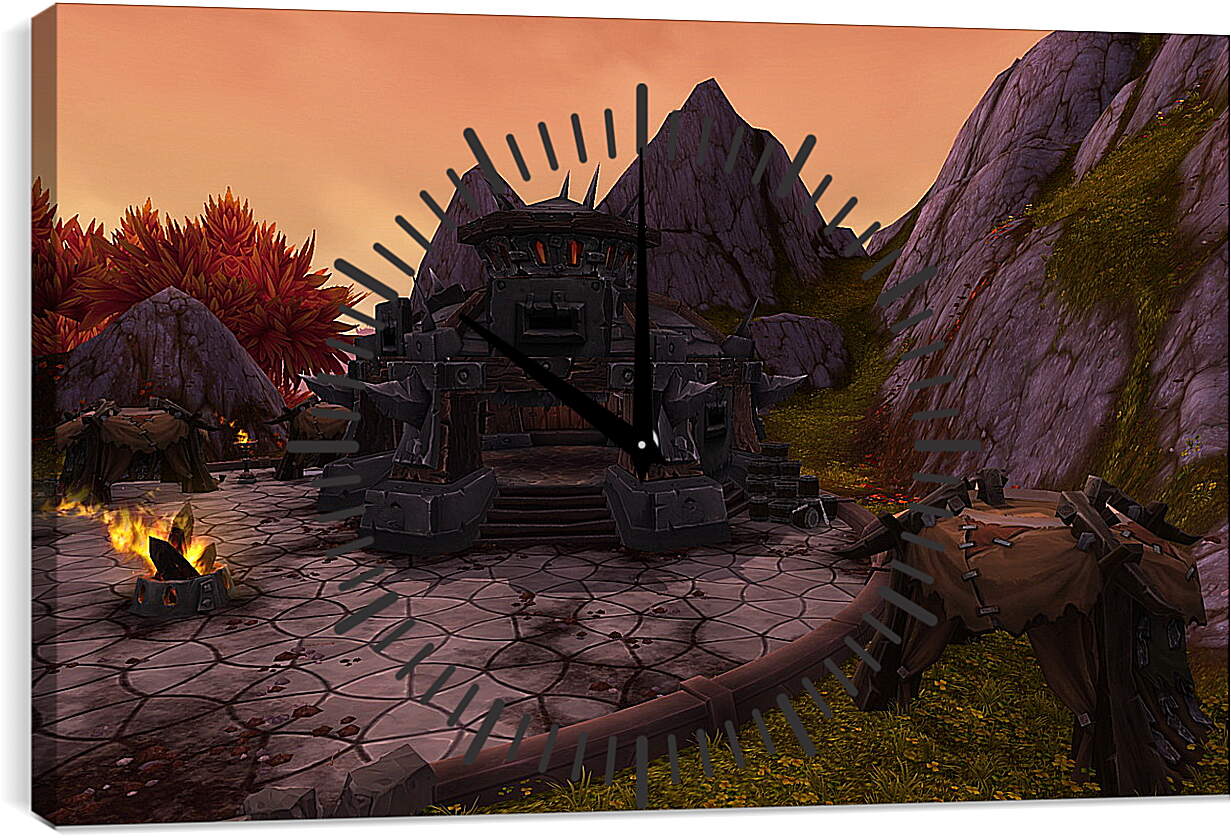 Часы картина - World Of Warcraft: Warlords Of Draenor