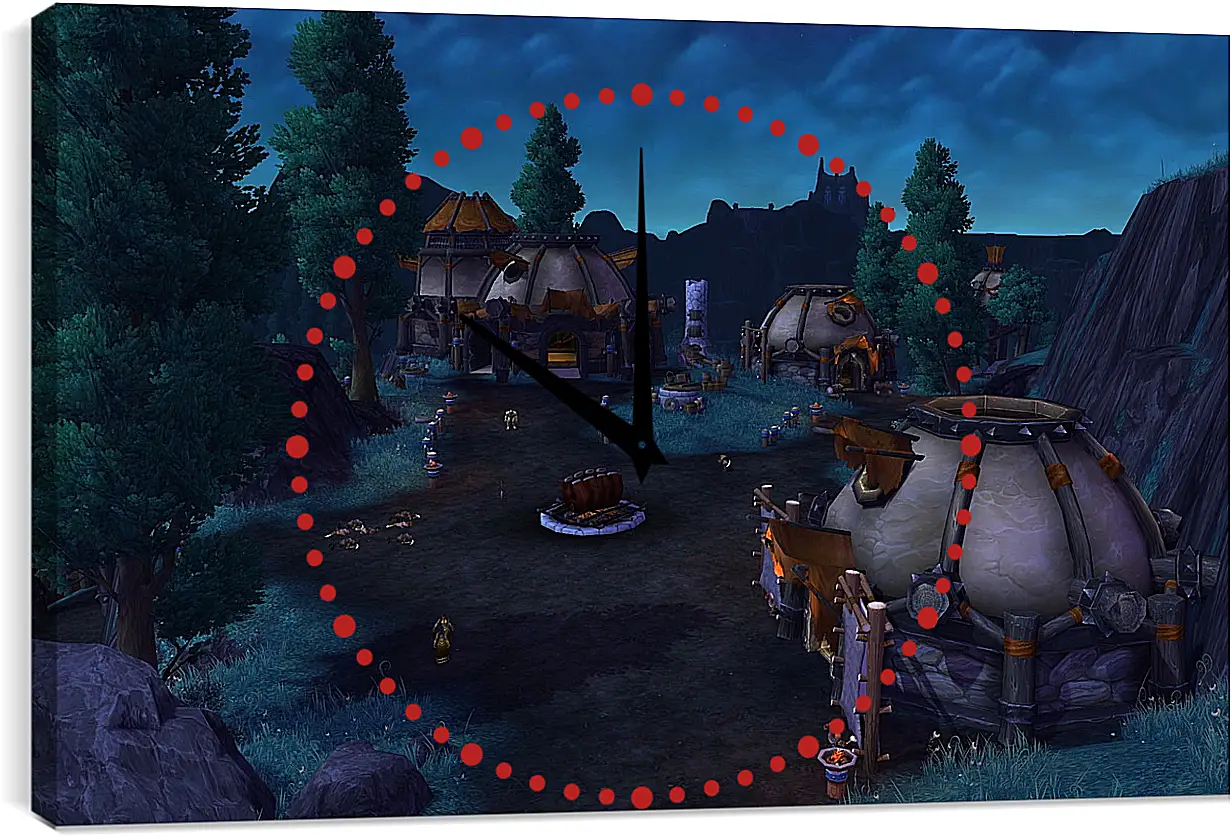 Часы картина - World Of Warcraft: Warlords Of Draenor