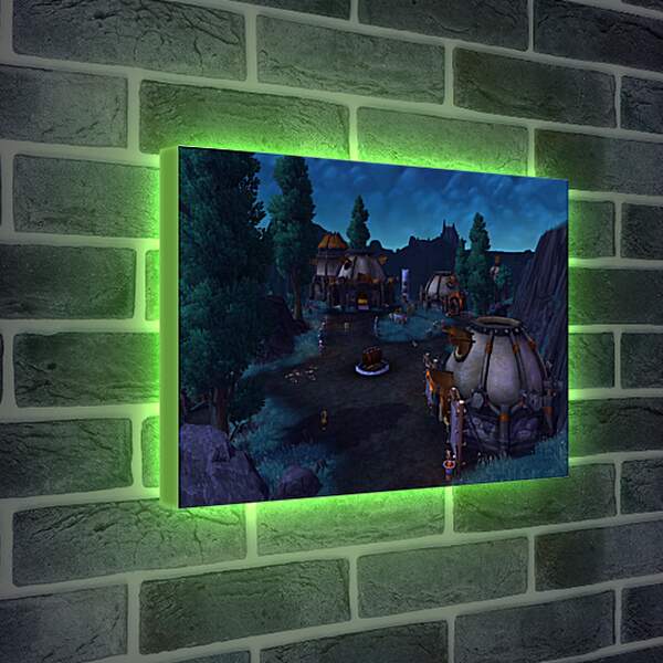Лайтбокс световая панель - World Of Warcraft: Warlords Of Draenor