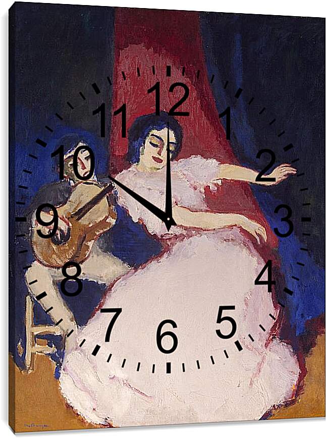 Часы картина - Антония Ла Кокинера. Кес ван Донген