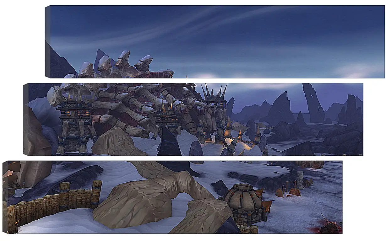 Модульная картина - World Of Warcraft: Warlords Of Draenor