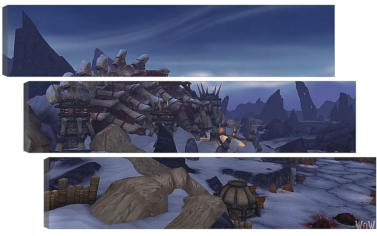 Модульная картина - World Of Warcraft: Warlords Of Draenor