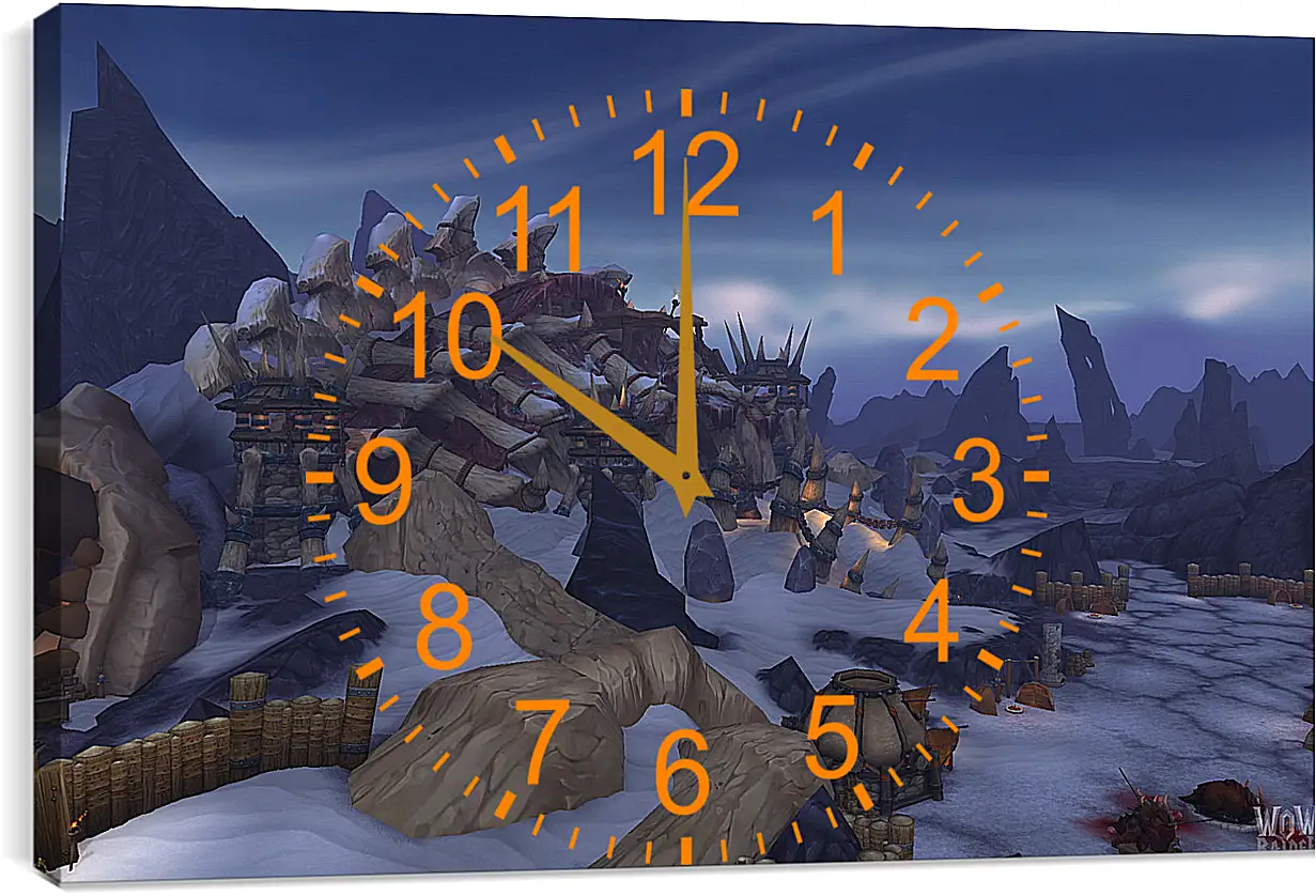 Часы картина - World Of Warcraft: Warlords Of Draenor