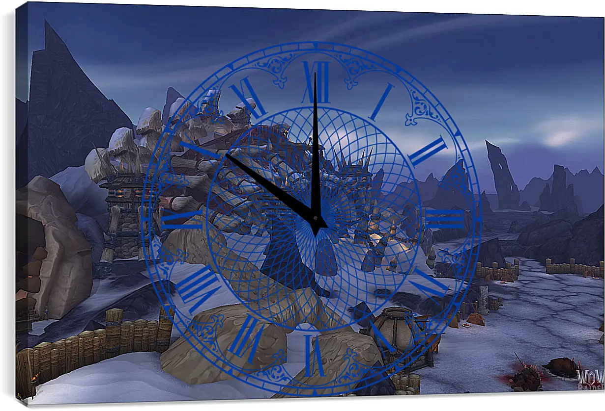 Часы картина - World Of Warcraft: Warlords Of Draenor