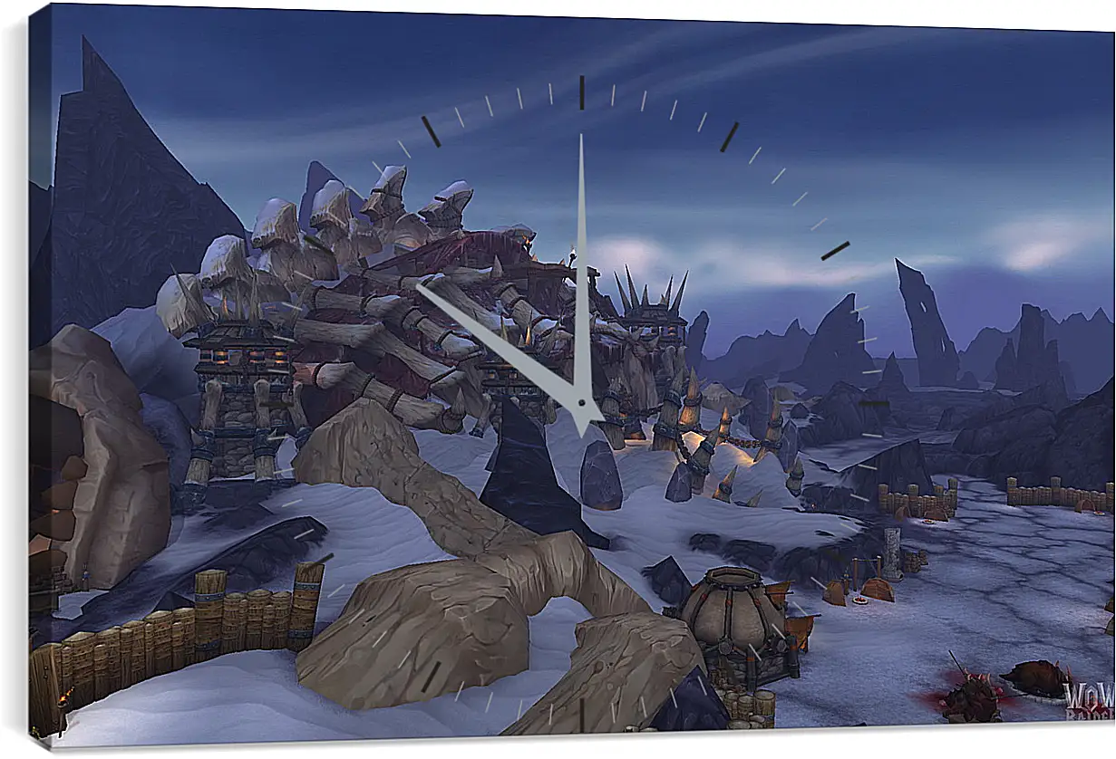 Часы картина - World Of Warcraft: Warlords Of Draenor