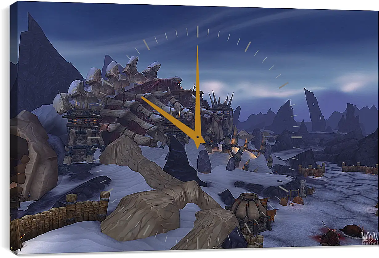 Часы картина - World Of Warcraft: Warlords Of Draenor