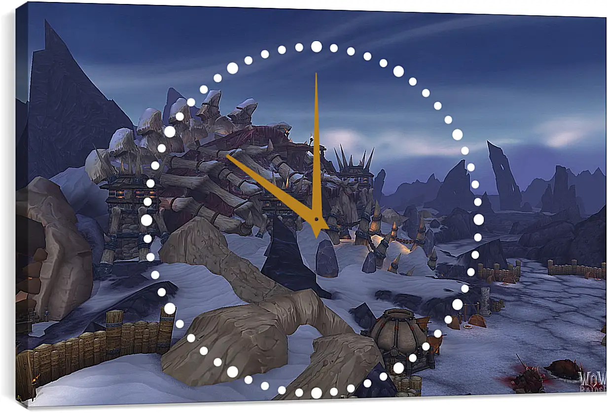 Часы картина - World Of Warcraft: Warlords Of Draenor