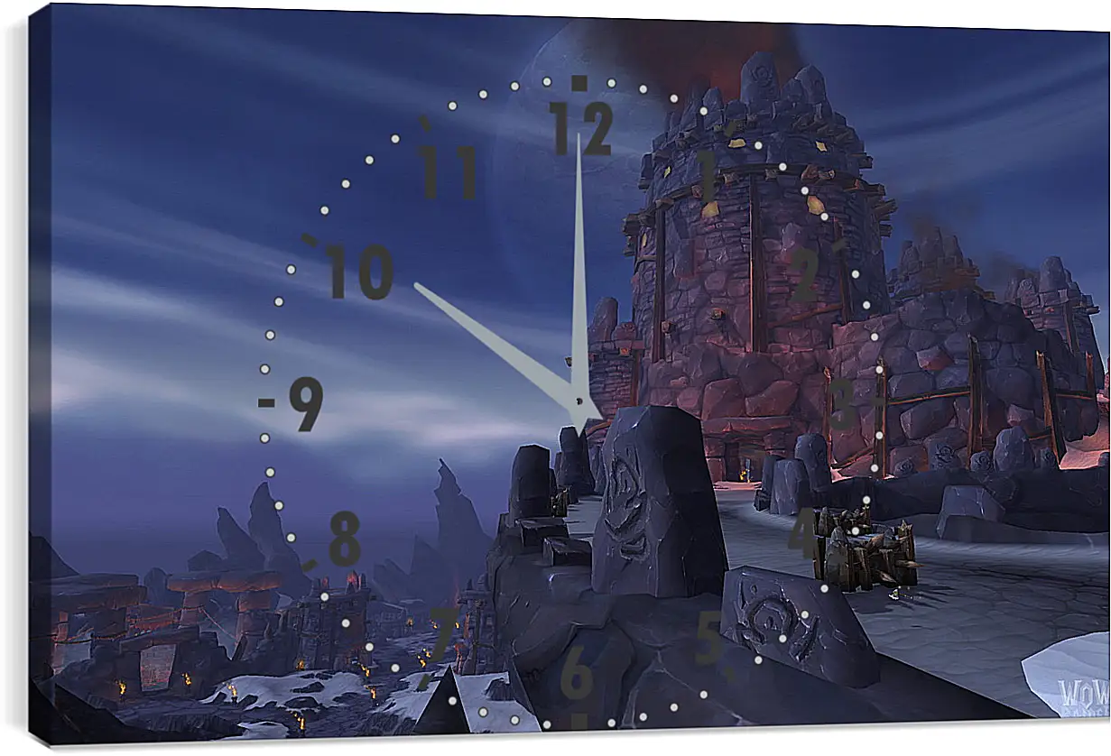 Часы картина - World Of Warcraft: Warlords Of Draenor