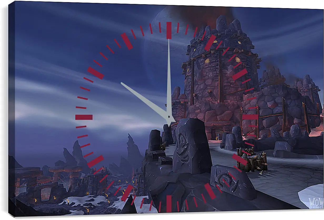 Часы картина - World Of Warcraft: Warlords Of Draenor