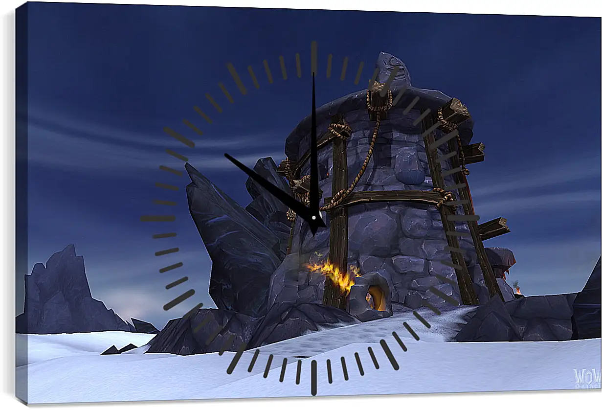 Часы картина - World Of Warcraft: Warlords Of Draenor