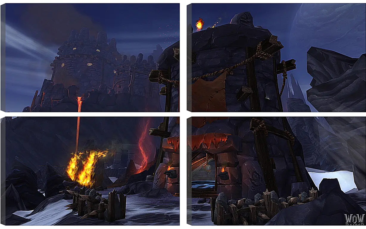 Модульная картина - World Of Warcraft: Warlords Of Draenor