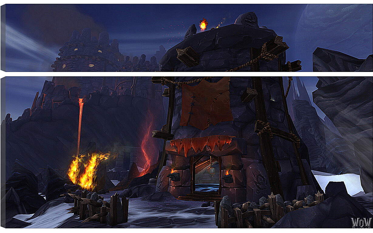 Модульная картина - World Of Warcraft: Warlords Of Draenor