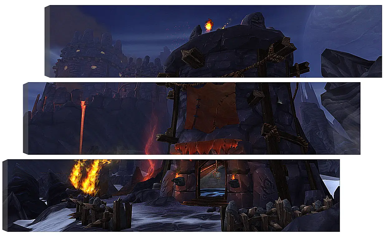 Модульная картина - World Of Warcraft: Warlords Of Draenor