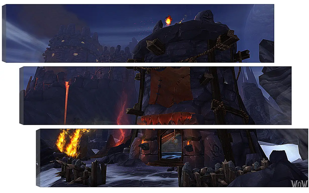 Модульная картина - World Of Warcraft: Warlords Of Draenor