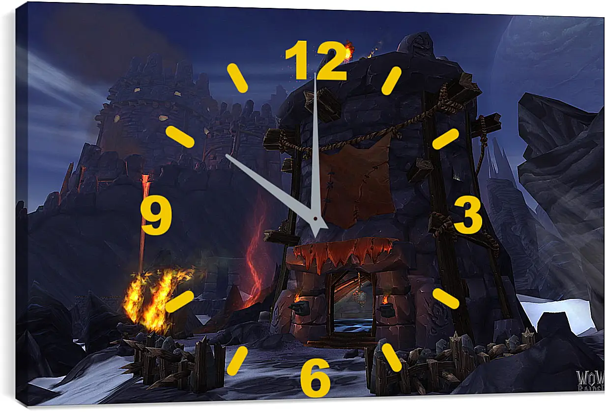 Часы картина - World Of Warcraft: Warlords Of Draenor