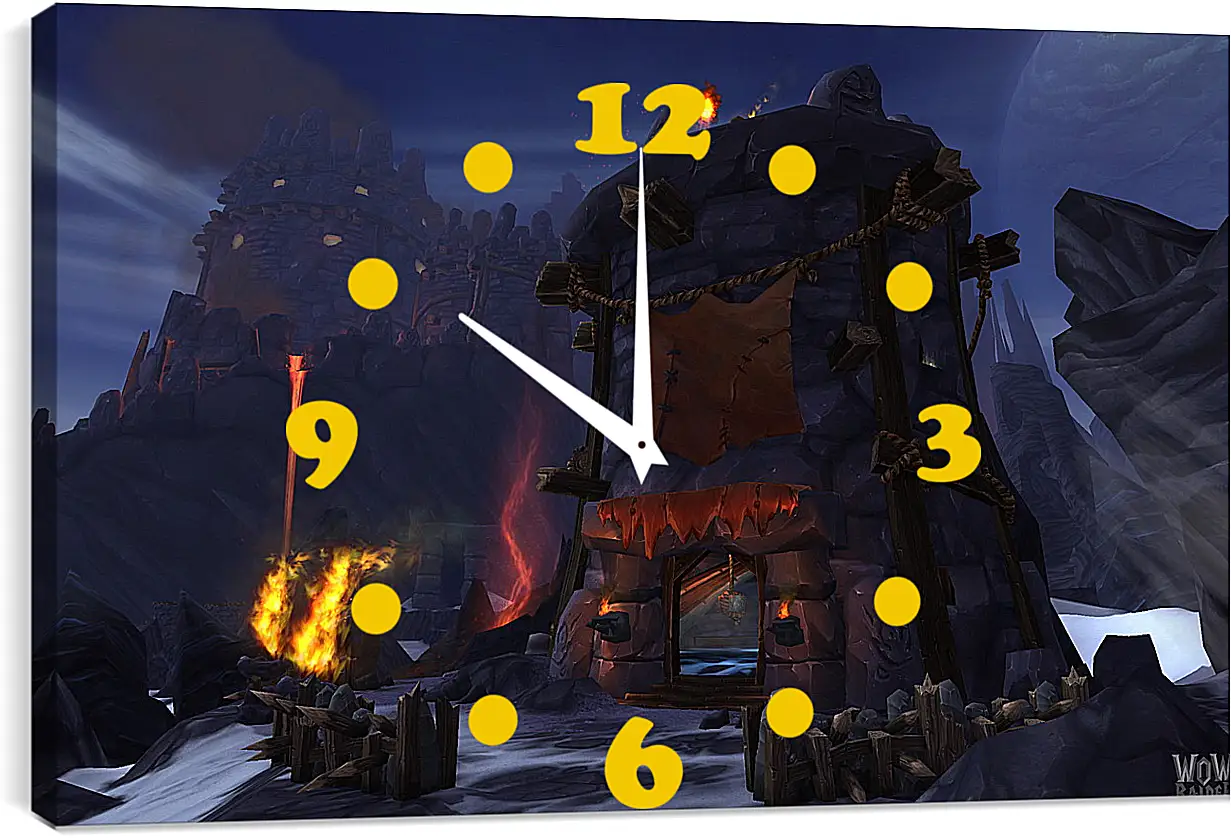 Часы картина - World Of Warcraft: Warlords Of Draenor