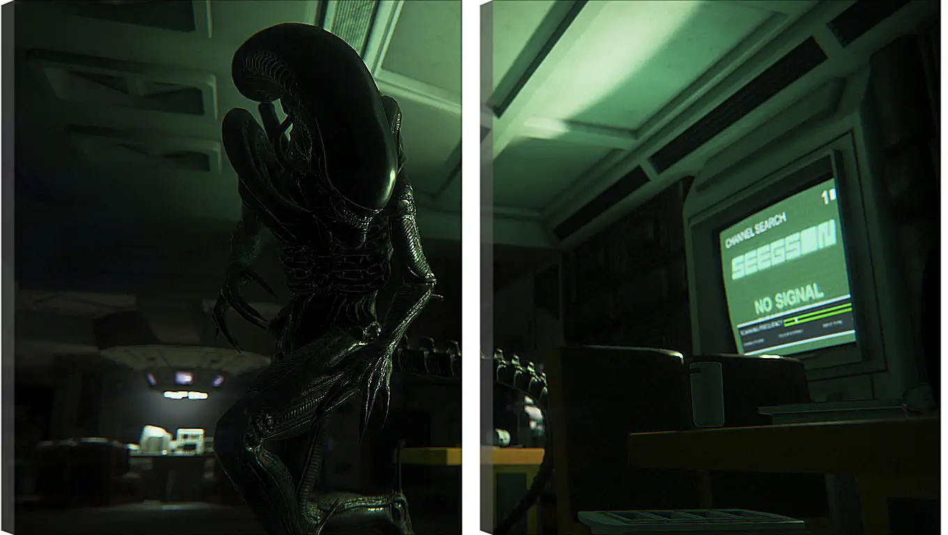 Модульная картина - Alien: Isolation
