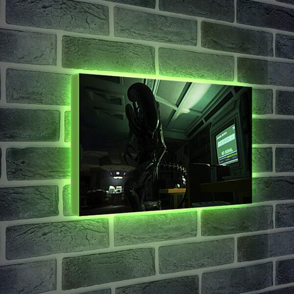 Лайтбокс световая панель - Alien: Isolation
