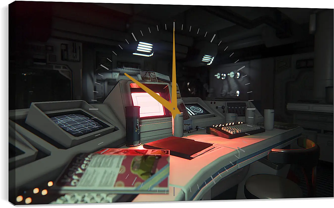 Часы картина - Alien: Isolation
