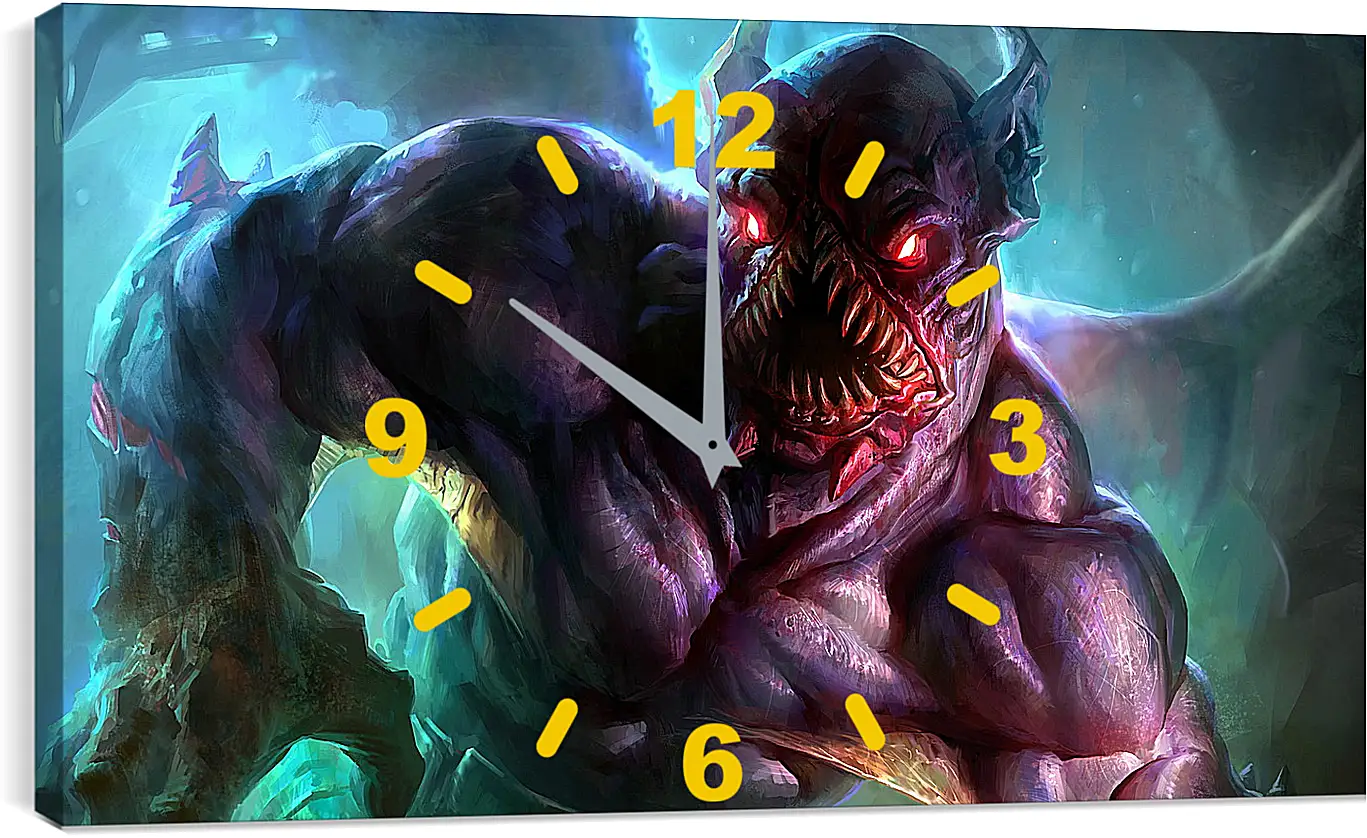 Часы картина - DotA 2