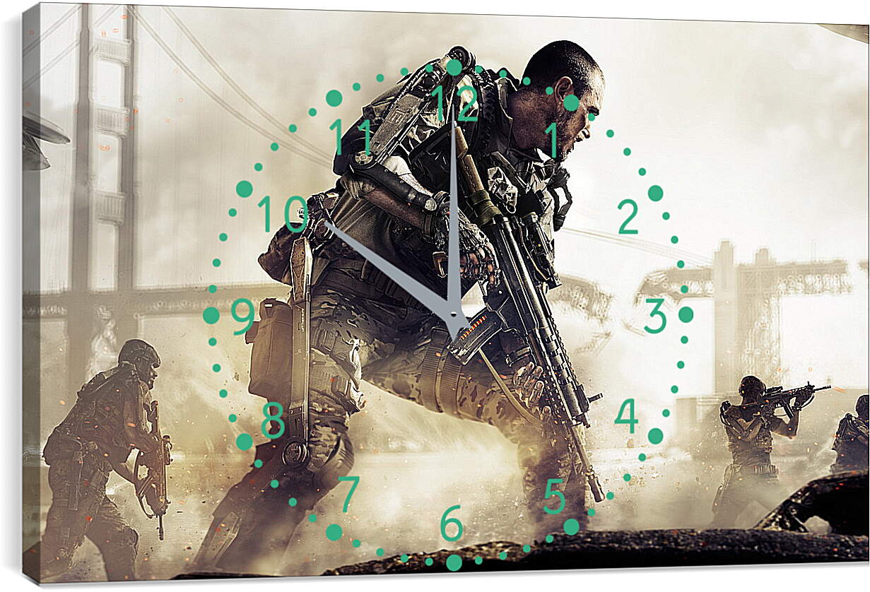 Часы картина - Call Of Duty: Advanced Warfare