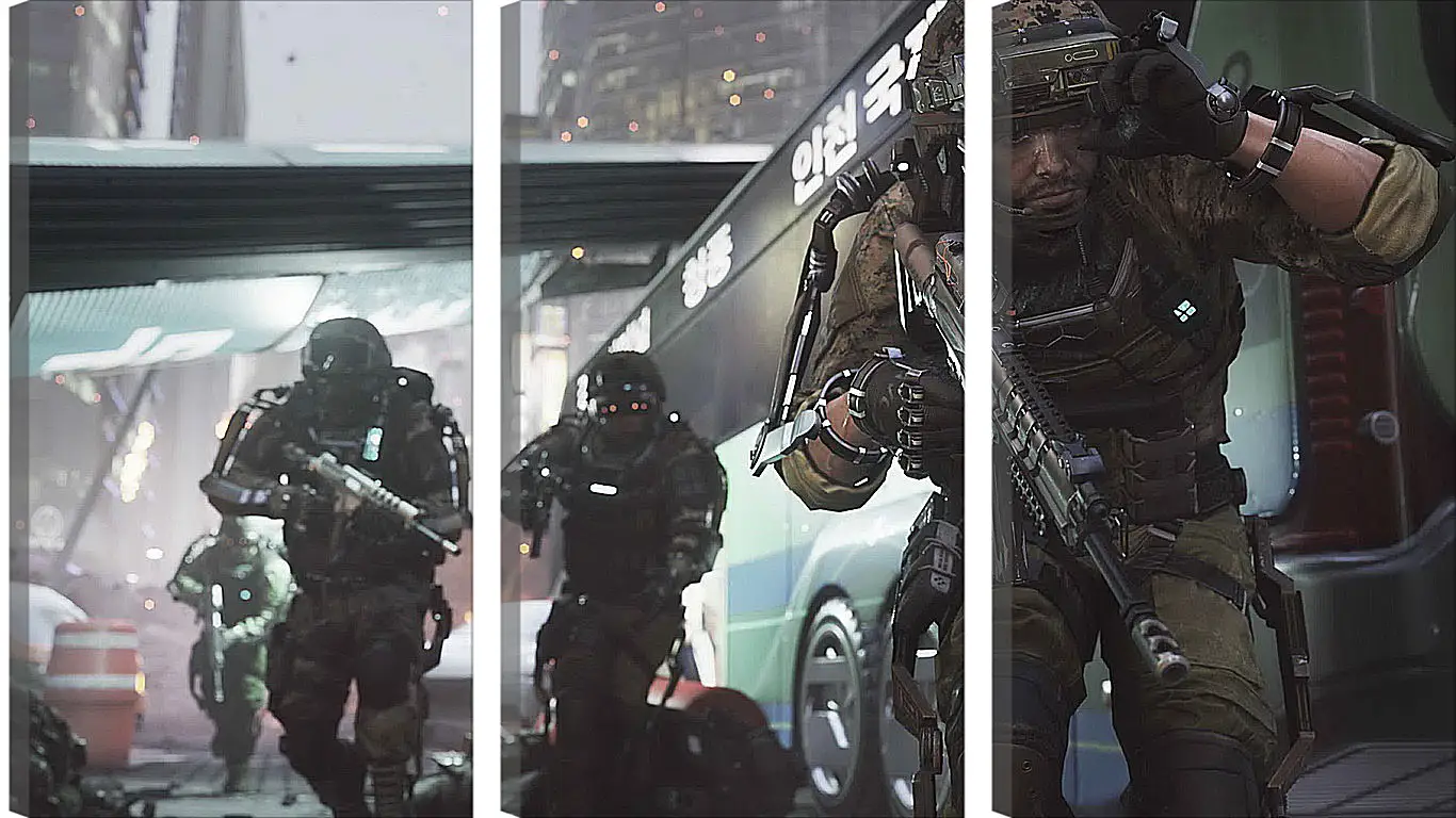 Модульная картина - Call Of Duty: Advanced Warfare