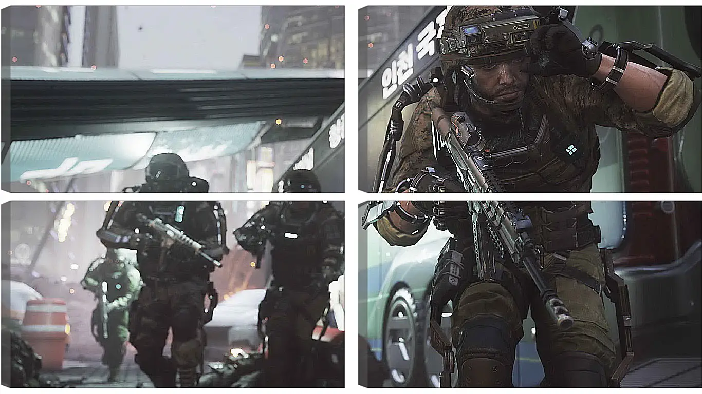 Модульная картина - Call Of Duty: Advanced Warfare