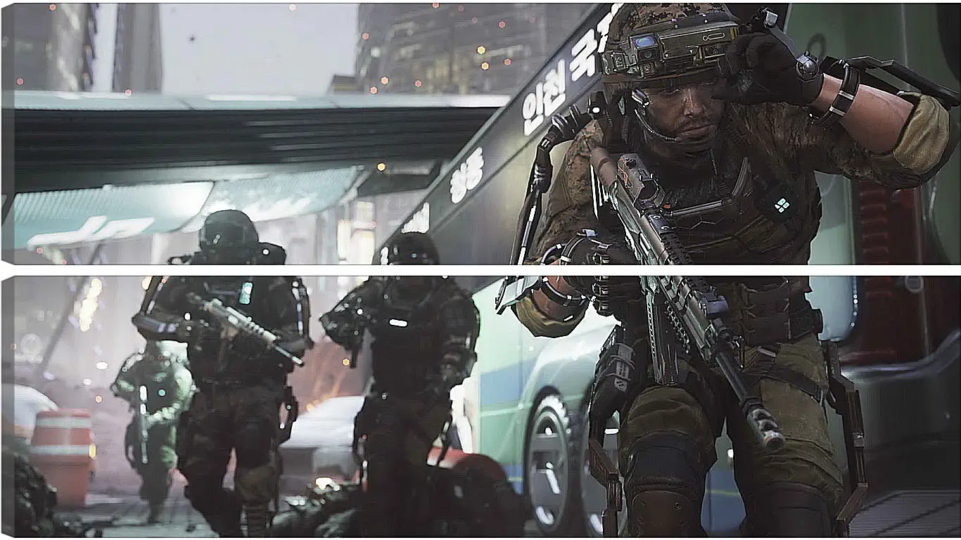 Модульная картина - Call Of Duty: Advanced Warfare