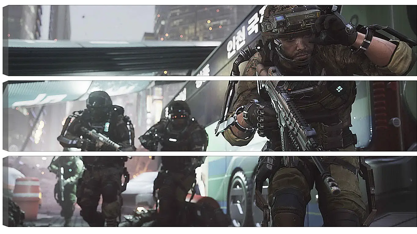 Модульная картина - Call Of Duty: Advanced Warfare