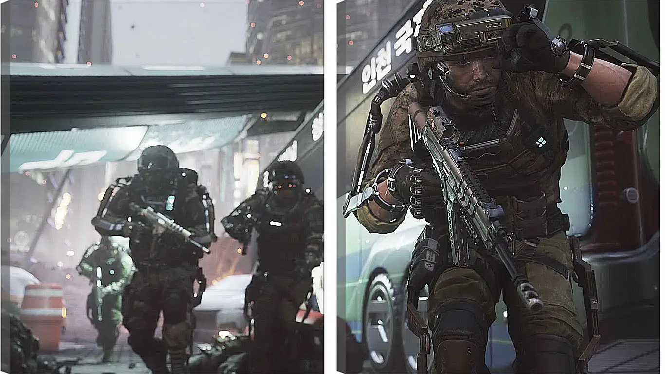 Модульная картина - Call Of Duty: Advanced Warfare